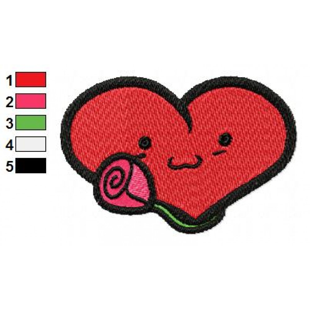 Free Valentine Heart 01 Embroidery Design